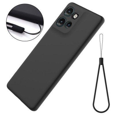 "Shell" твердый силиконовый (TPU) чехол - чёрный (Motorola Edge 60 Neo / Edge 50 Neo / Moto S50 / ThinkPhone 25)
