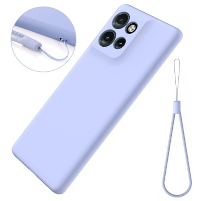 "Shell" твердый силиконовый (TPU) чехол - фиолетовый (Motorola Edge 60 Neo / Edge 50 Neo / Moto S50 / ThinkPhone 25)