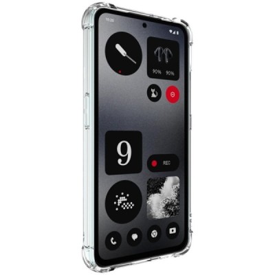 CMF Phone 1 "Imak" pastiprinātas aizsardzības cieta silikona (TPU) dzidrs (caurspīdīgs) vāciņš | Vacins.lv