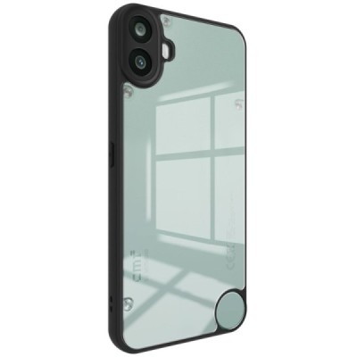 Nothing CMF Phone 1 "Imak" твердый силиконовый (TPU) прозрачный (с черной рамкой) чехол | Vacins.lv