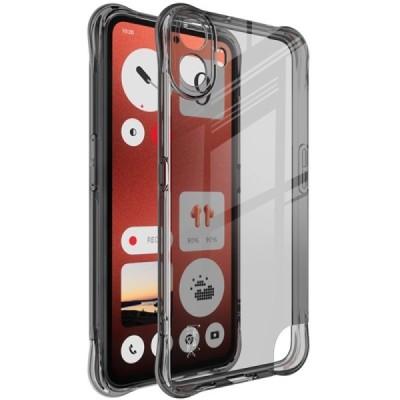 Nothing CMF Phone 1 "Imak" pastiprinātas aizsardzības cieta silikona (TPU) caurspīdīgs pelēks vāciņš | Vacins.lv