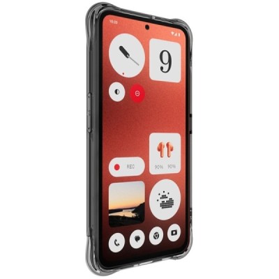 Nothing CMF Phone 1 "Imak" усиленный твердый силиконовый TPU прозрачный, серый чехол | Vacins.lv