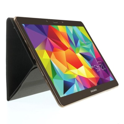 Samsung Galaxy Tab S 10.5 (T805, T800) ādas atvēramais brūns futrālis / Vacins.lv