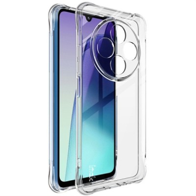 Xiaomi Redmi 14C, 14R, A4, Poco C75 4G "Imak" pastiprinātas aizsardzības cieta silikona (TPU) dzidrs (caurspīdīgs) vāciņš | Vaci