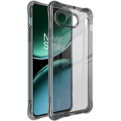 OnePlus Nord 4 "Imak" pastiprinātas aizsardzības cieta silikona (TPU) caurspīdīgs pelēks vāciņš | Vacins.lv