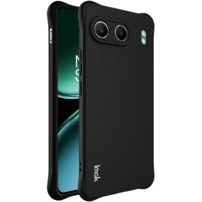 OnePlus Nord 4 "Imak" усиленный твердый силиконовый матовый чехол TPU - чёрный | Vacins.lv