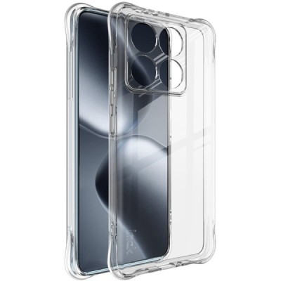 Xiaomi 14T Pro "Imak" усиленный твердый силиконовый TPU прозрачный чехол | Vacins.lv