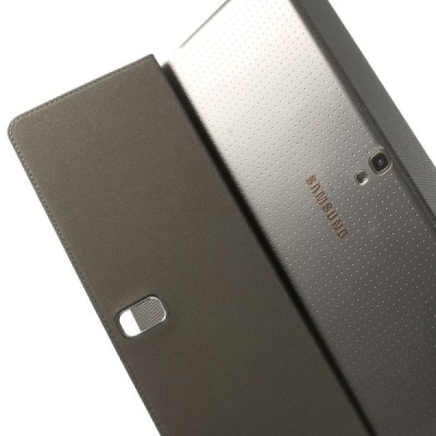 Samsung Galaxy Tab S 10.5 (T805, T800) ādas atvēramais brūns futrālis / Vacins.lv