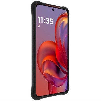 Усиленный матовый чехол "Imak" (TPU) - чёрный (Motorola Edge 60 Neo / Edge 50 Neo / Moto S50 / ThinkPhone 25)