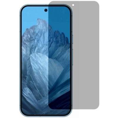 Google Pixel 9 (9 Pro) "Calans" Tempered Glass privāta melns ekrāna aizsargstikls | Vacins.lv