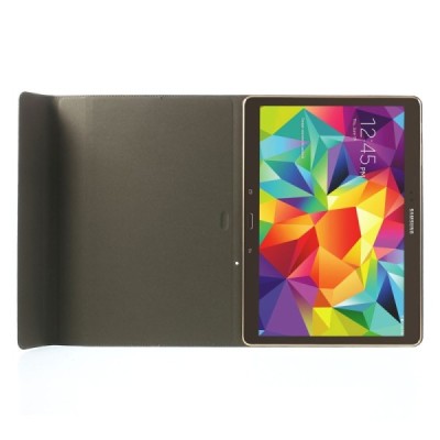 Samsung Galaxy Tab S 10.5 (T805, T800) ādas atvēramais brūns futrālis / Vacins.lv