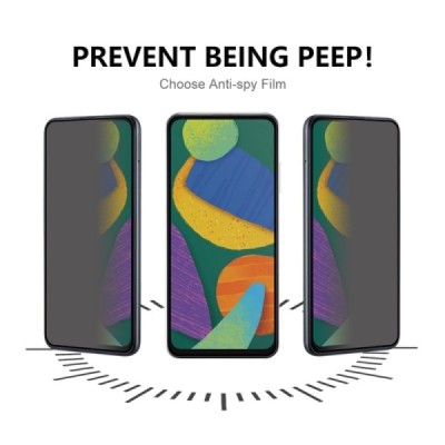 Google Pixel 9 (9 Pro) "Calans" Tempered Glass privāta melns ekrāna aizsargstikls | Vacins.lv