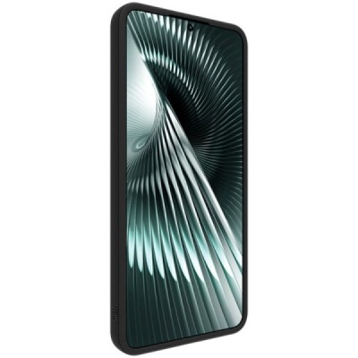 Poco F6 5G "Imak" твердый силиконовый (TPU) прозрачный (с черной рамкой) чехол | Vacins.lv