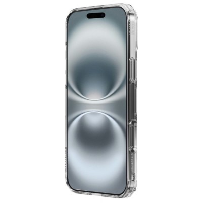 "Nillkin" Nature TPU Pro Magnetic MagSafe Apple iPhone 16 прозрачный твердый силиконовый чехол | Vacins.lv