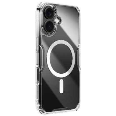 "Nillkin" Nature TPU Pro Magnetic MagSafe Apple iPhone 16 прозрачный твердый силиконовый чехол | Vacins.lv