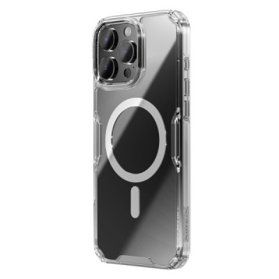 "Nillkin" Nature TPU Pro Magnetic MagSafe Apple iPhone 16 Pro Max прозрачный твердый силиконовый чехол | Vacins.lv