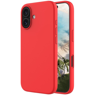 Apple iPhone 16 Plus "Shell" cieta silikona (TPU) apvalks - sarkans | vacins.lv