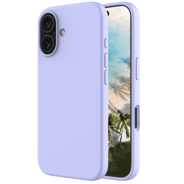 "Shell" cieta silikona (TPU) apvalks - violets (iPhone 16 Plus)