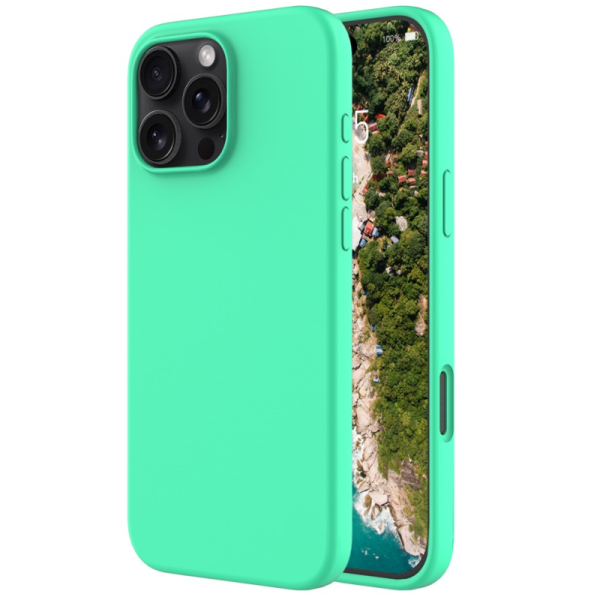 "Shell" твердый силиконовый (TPU) чехол - зелёный (iPhone 16 Pro Max)