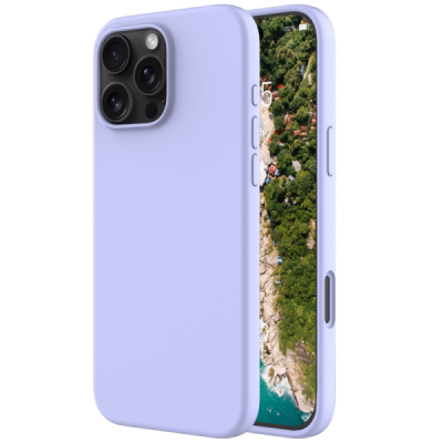Apple iPhone 16 Pro Max "Shell" cieta silikona (TPU) violets apvalks | vacins.lv