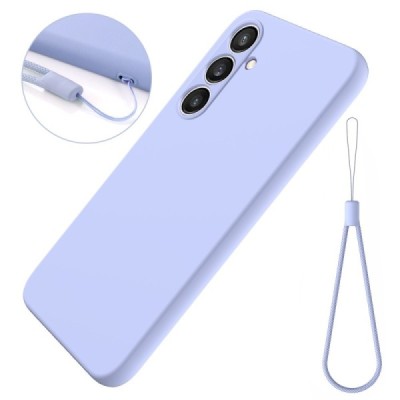 Samsung Galaxy S24 FE "Shell" cieta silikona (TPU) apvalks - violets | vacins.lv