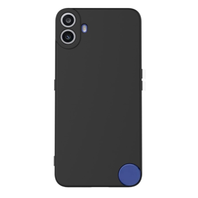 Nothing CMF Phone 1 "Shell" cieta silikona (TPU) apvalks - melns | vacins.lv