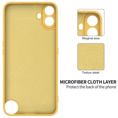 Nothing CMF Phone 1 "Shell" твердый (TPU) силиконовый чехол - жёлтый | Vacins.lv