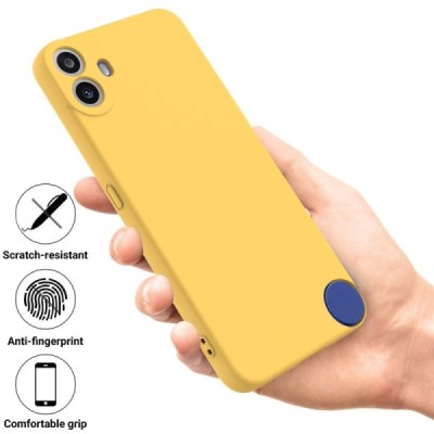 Nothing CMF Phone 1 "Shell" твердый (TPU) силиконовый чехол - жёлтый | Vacins.lv