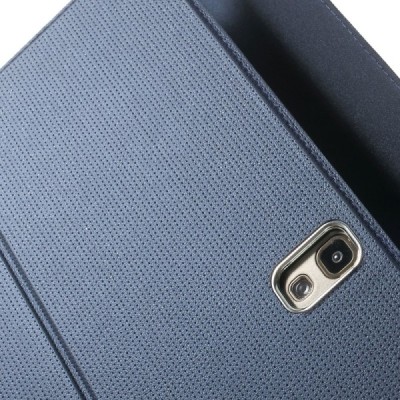 Samsung Galaxy Tab S 10.5 (T805, T800) ādas atvēramais zils futrālis / Vacins.lv