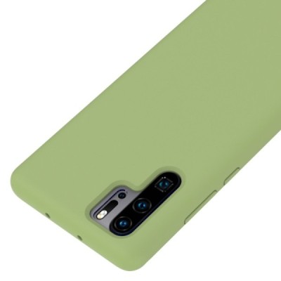 Huawei P30 Pro "Shell" твердый (TPU) силиконовый чехол - зелёный | Vacins.lv