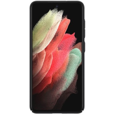 Nillkin Frosted Shield Samsung Galaxy S21 FE 5G черный пластиковый чехол | Vacins.lv