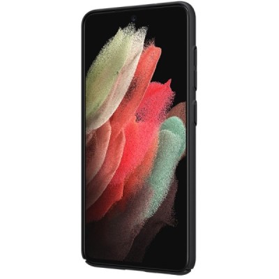 Nillkin Frosted Shield Samsung Galaxy S21 FE 5G черный пластиковый чехол | Vacins.lv