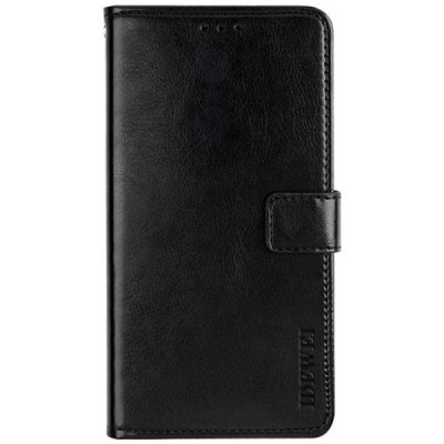 Nokia 5.4 IDEWEI открываемый черный кожаный чехол - книжка | Vacins.lv