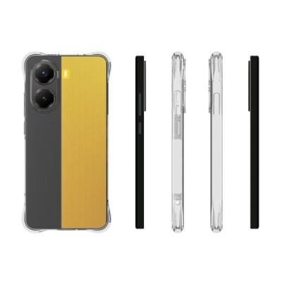 Твердый силиконовый (TPU) чехол для Poco X7 Pro 5G, Redmi Turbo 4 5G, прозрачный | Vacins.lv