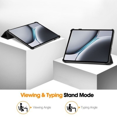 OnePlus Pad 2 (OnePlus Pad Pro) atvēramais melns maciņš | Vacins.lv