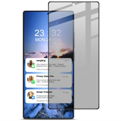 Samsung Galaxy S25 Ultra "IMAK" Tempered Glass повышенная конфиденциальность, черная защитное стекло для экрана с полным покрыти