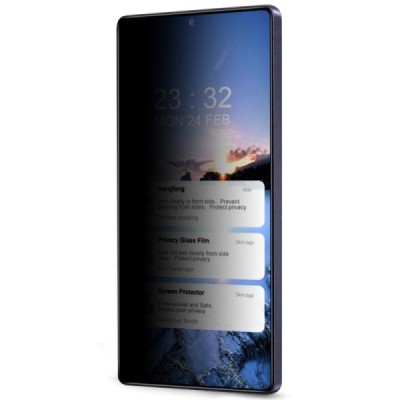 Samsung Galaxy S25 Ultra "IMAK" Tempered Glass повышенная конфиденциальность, черная защитное стекло для экрана с полным покрыти