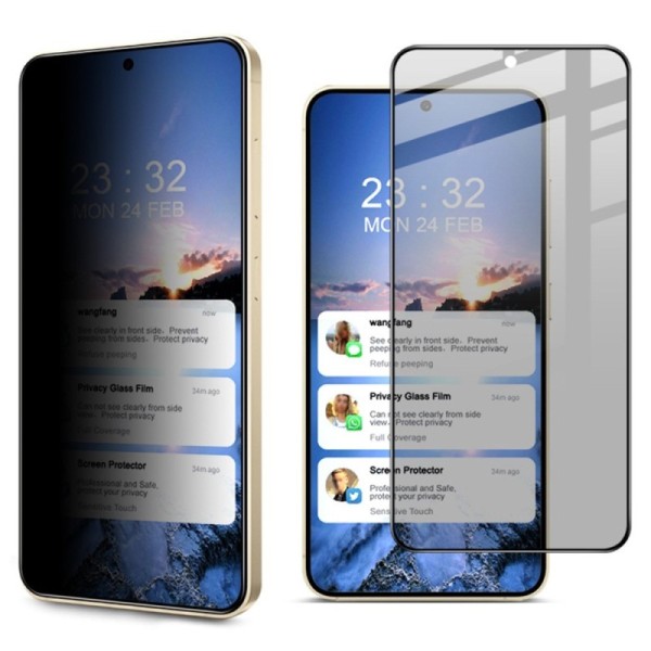 "IMAK" Tempered Glass черное защитное стекло толщиной - конфиденциальность (Galaxy S25 Ultra)