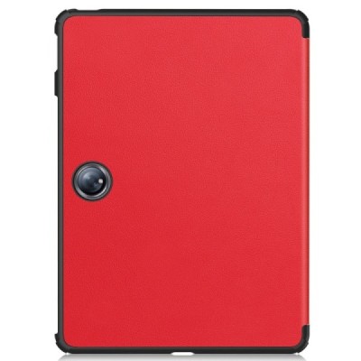 OnePlus Pad 2 (OnePlus Pad Pro) красный кожаный чехол-книжка (складной) | Vacins.lv