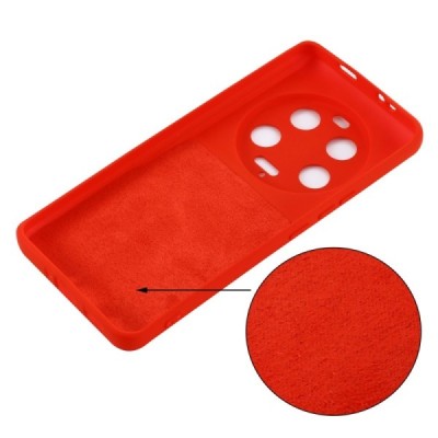Xiaomi 13 Ultra "Shell" cieta silikona (TPU) apvalks - sarkans | vacins.lv