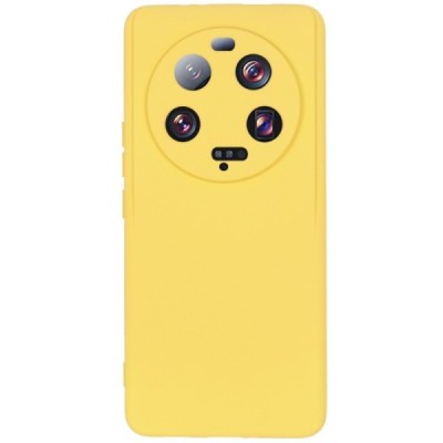 Xiaomi 13 Ultra "Shell" твердый (TPU) силиконовый чехол - жёлтый | Vacins.lv