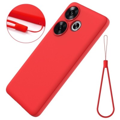 Poco F6 5G "Shell" твердый (TPU) силиконовый чехол - красный | Vacins.lv
