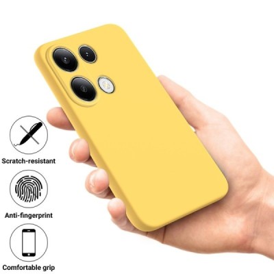 Xiaomi Redmi Note 13 Pro 4G ( Poco M6 Pro) "Shell" cieta silikona (TPU) apvalks - dzeltens | vacins.lv