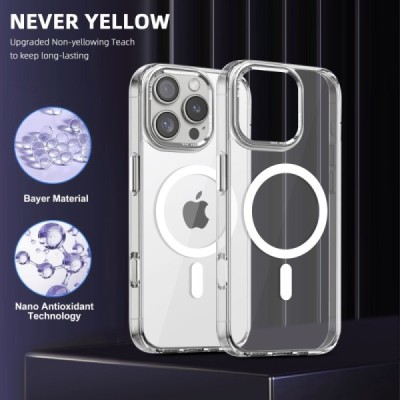 Tubi MagSafe Apple iPhone 16 Pro Твердое силиконовый (ТПУ) чехол твердый силиконовый чехол | Vacins.lv