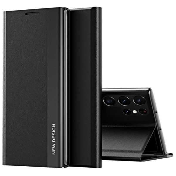 Чехол-книжка "Baoshi" Side Line - чёрный (Galaxy S25 Ultra)