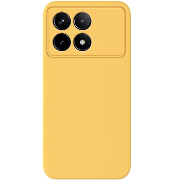 "Shell" cieta silikona (TPU) apvalks - dzeltens (Poco X6 Pro 5G / Redmi K70E)