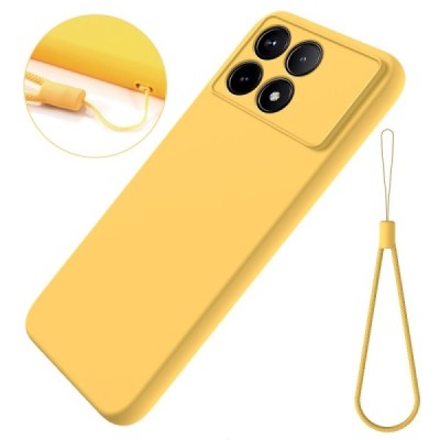 Xiaomi Poco X6 Pro 5G (K70E) "Shell" cieta silikona (TPU) apvalks - dzeltens | vacins.lv