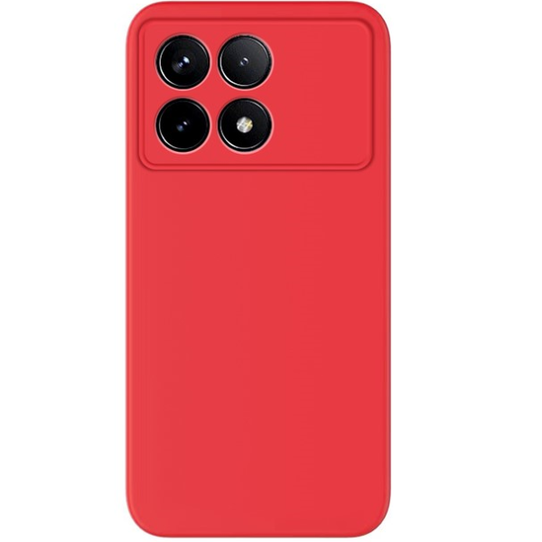 "Shell" cieta silikona (TPU) apvalks - sarkans (Xiaomi Poco X6 Pro 5G / Redmi K70E)