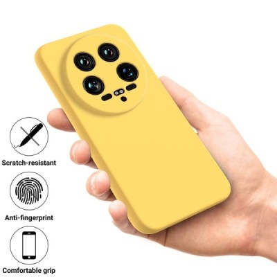 Xiaomi 14 Ultra "Shell" cieta silikona (TPU) apvalks - dzeltens | vacins.lv