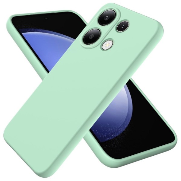 "Shell" cieta silikona (TPU) apvalks - zaļš (Redmi Note 13 Pro 4G / Poco M6 Pro)